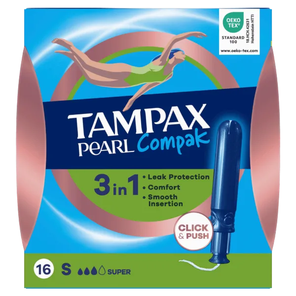 Tampax Pearl Compak Super 16ct