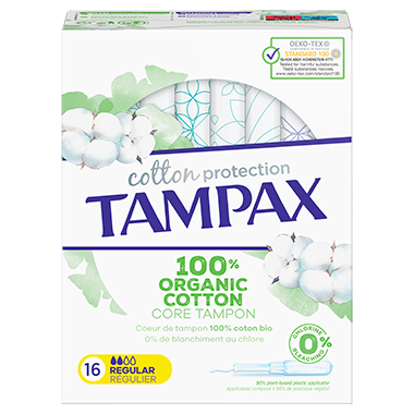 Tampax Cotton Protection Regular tampons with applicator