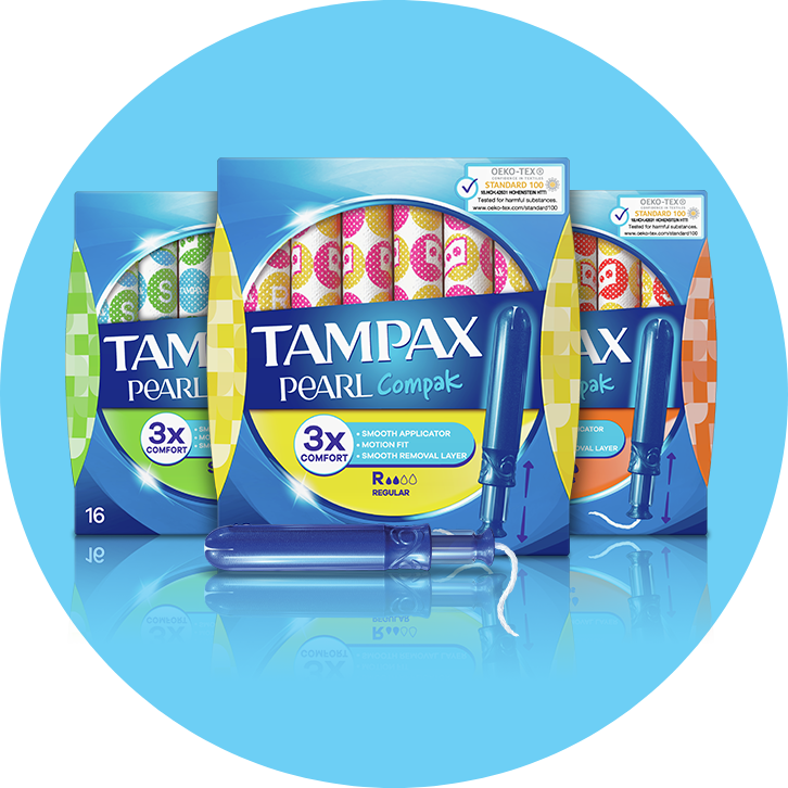 Tampax Pearl Regular Tampons with Applicator