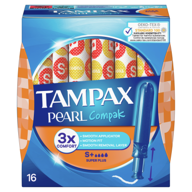 Tampax Pearl Compak Super Plus 16ct