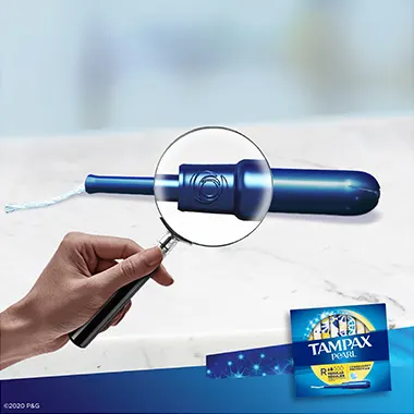 Tampon with applicator Tampax Pearl Regular