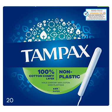 Tampax Super - Tampons with Cardboard Applicator