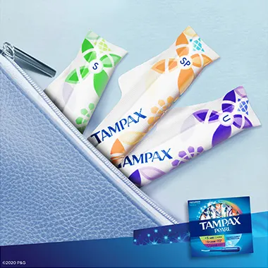 Tampax Pearl Cosmetic Bag