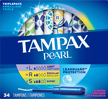 Tampax Pearl Light/Regular/Super Scented