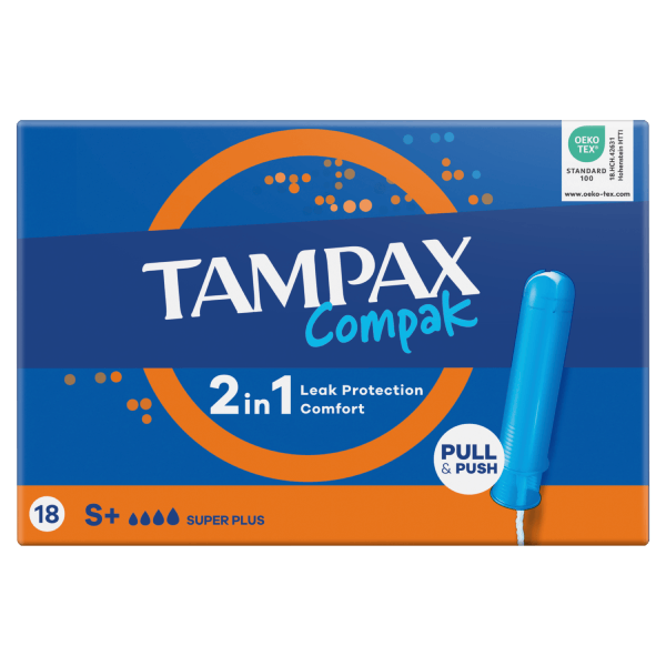 Tampax Compak Super Plus Applicator Tampons