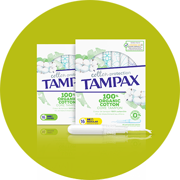 Organic Cotton Core Tampons