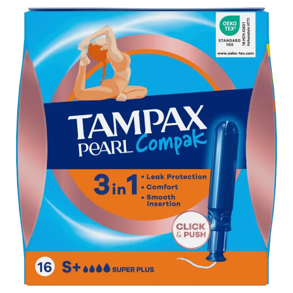 Tampax Pearl Compak Super Plus 16ct