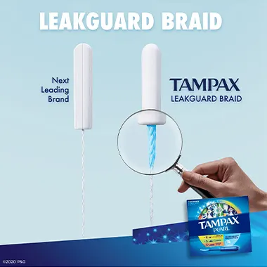 Tampax R/S/SP Leakguard Braid