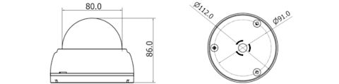 IDC-1004MIR外観図