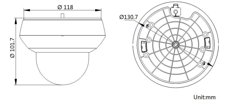 IPTZ-130M-OT外観図