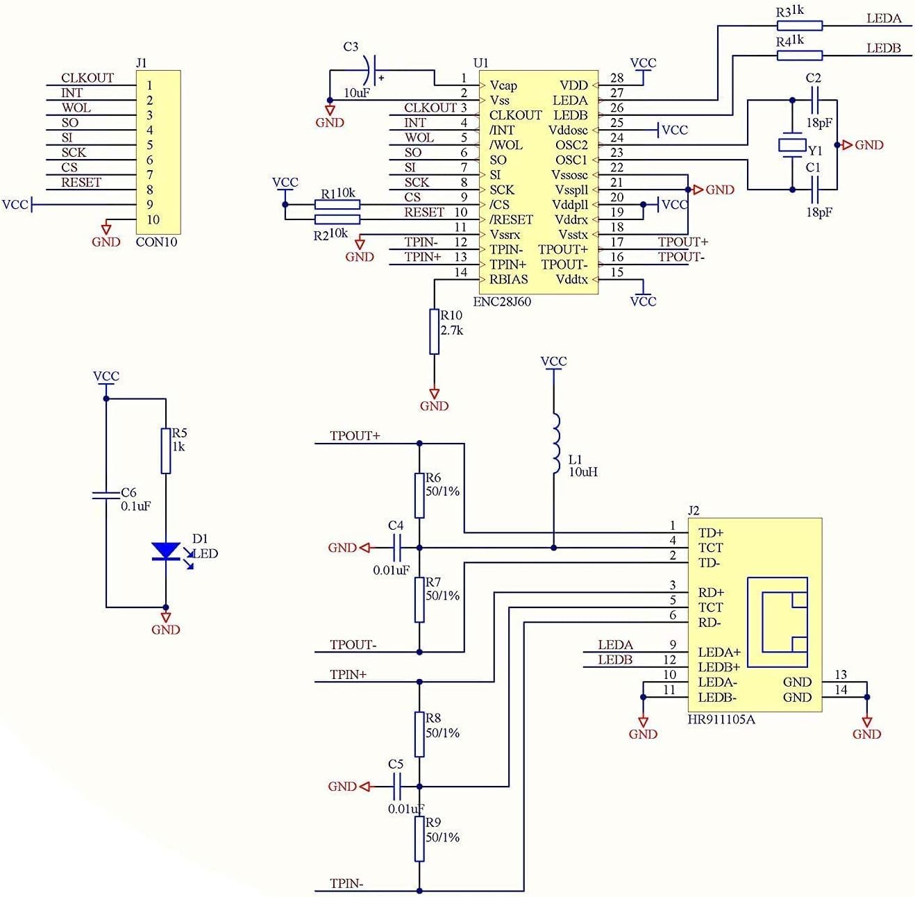 モジュールの回路図