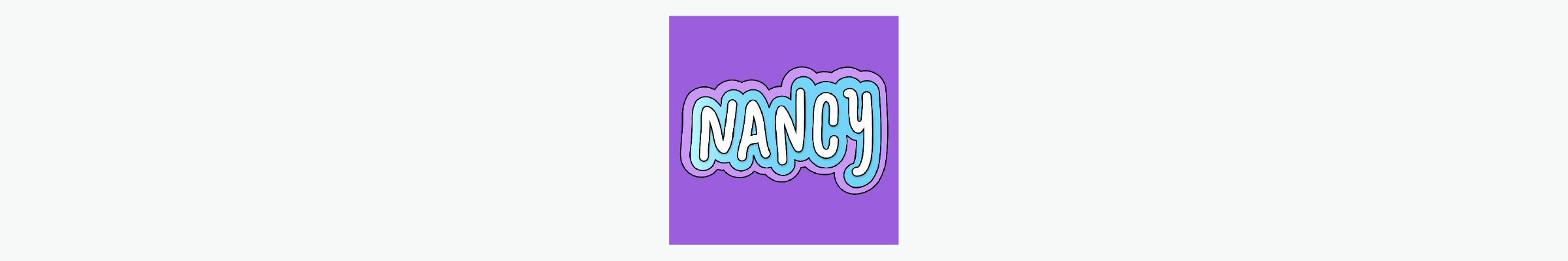 Banner showing Nancy podcast