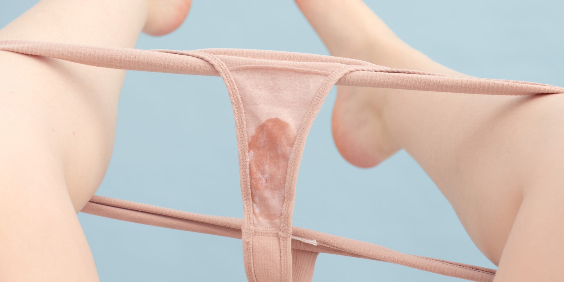 cervical mucus in underwear