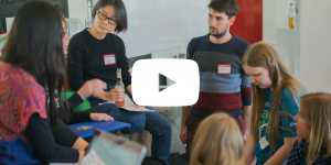 video thumbnail of the data hackathon at clue