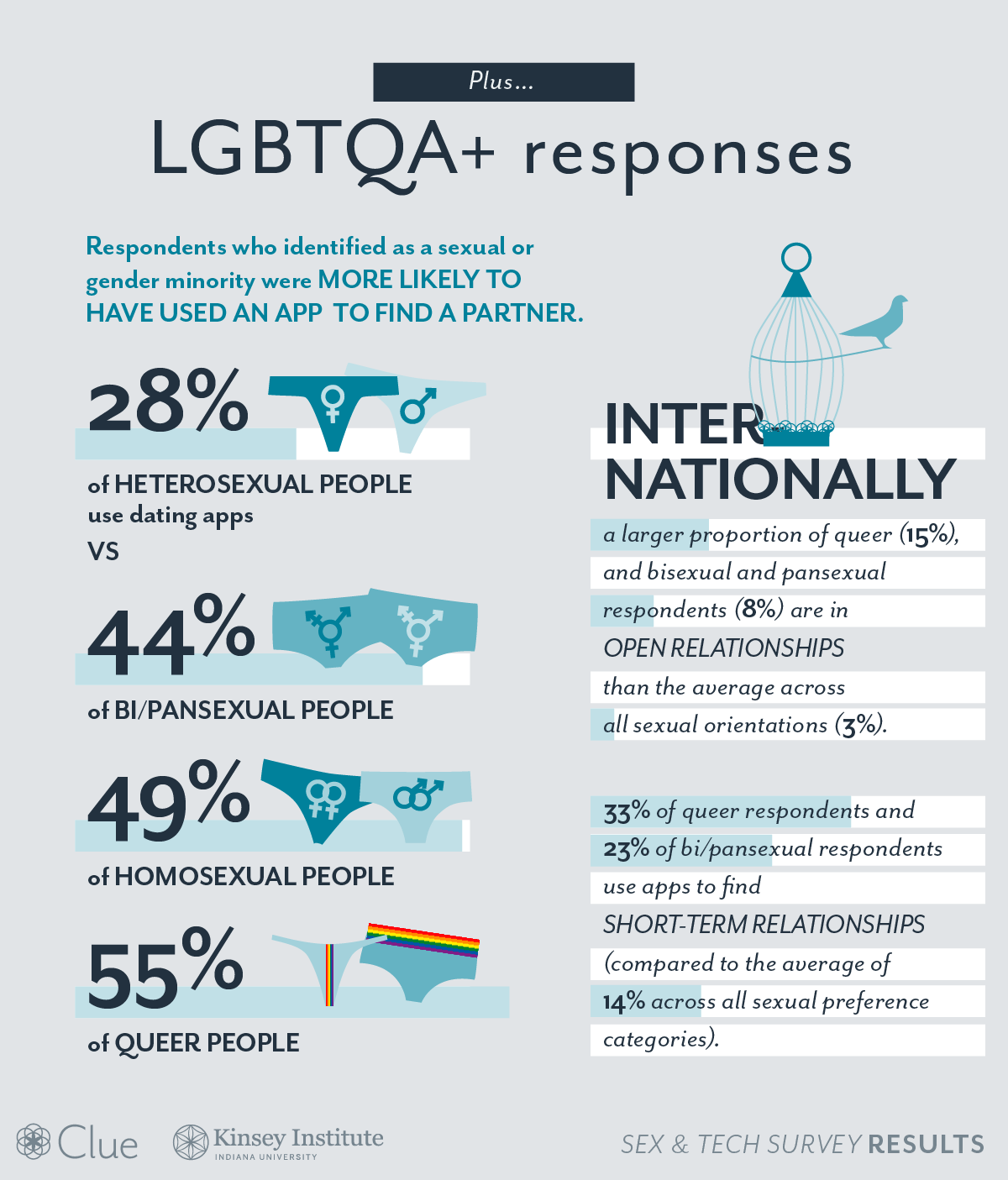 infographic on international lgbtqa responses to the sex and tech survey