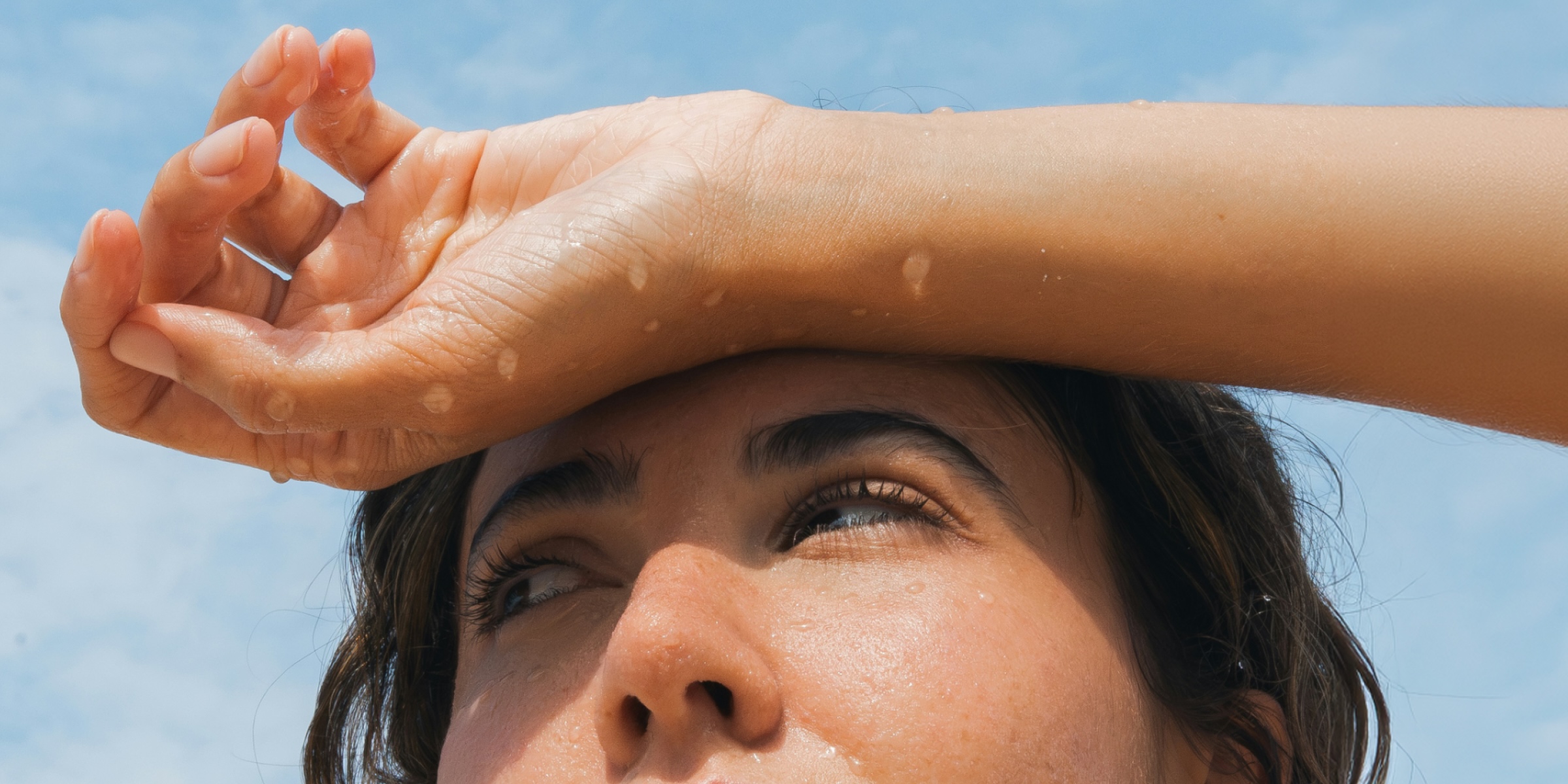 close up of a woman in a heatwave