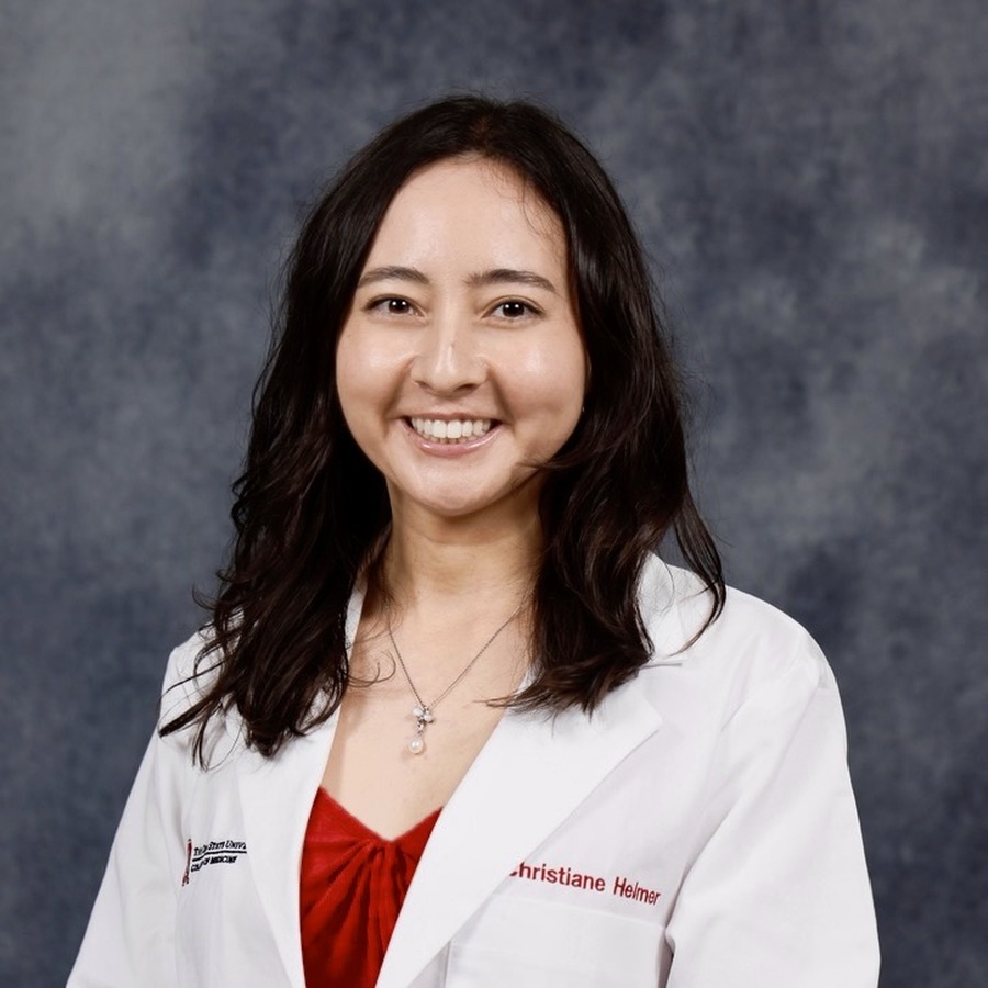Headshot of Christiane Helmer Christiane K. Helmer, MPH MD Candidate, The Ohio State University
