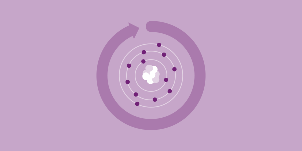 Chemisches Element Magnesium.