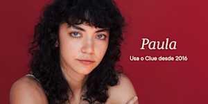 Headshot of Clue member Paula with text overlay "Paula Clue member since 2016"
