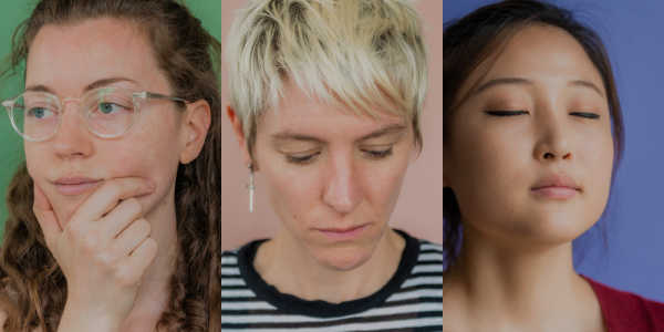 Photo de 3 femmes différentes