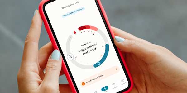 Clue app cycle view
