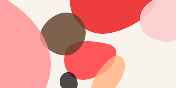 ilustração de glóbulos vermelhos, mas artisticamente coloridos
