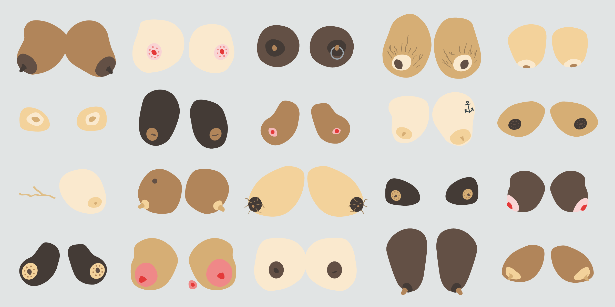 breast shapes and sizes