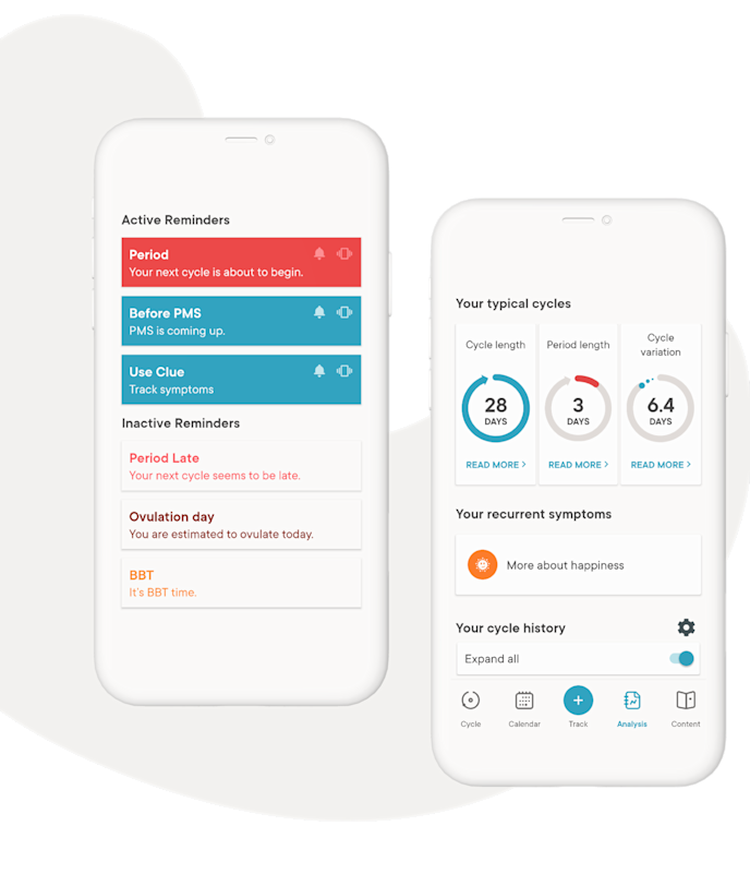 Application Clue Clue Period & Ovulation Tracker with Ovulation Calendar for iOS ...