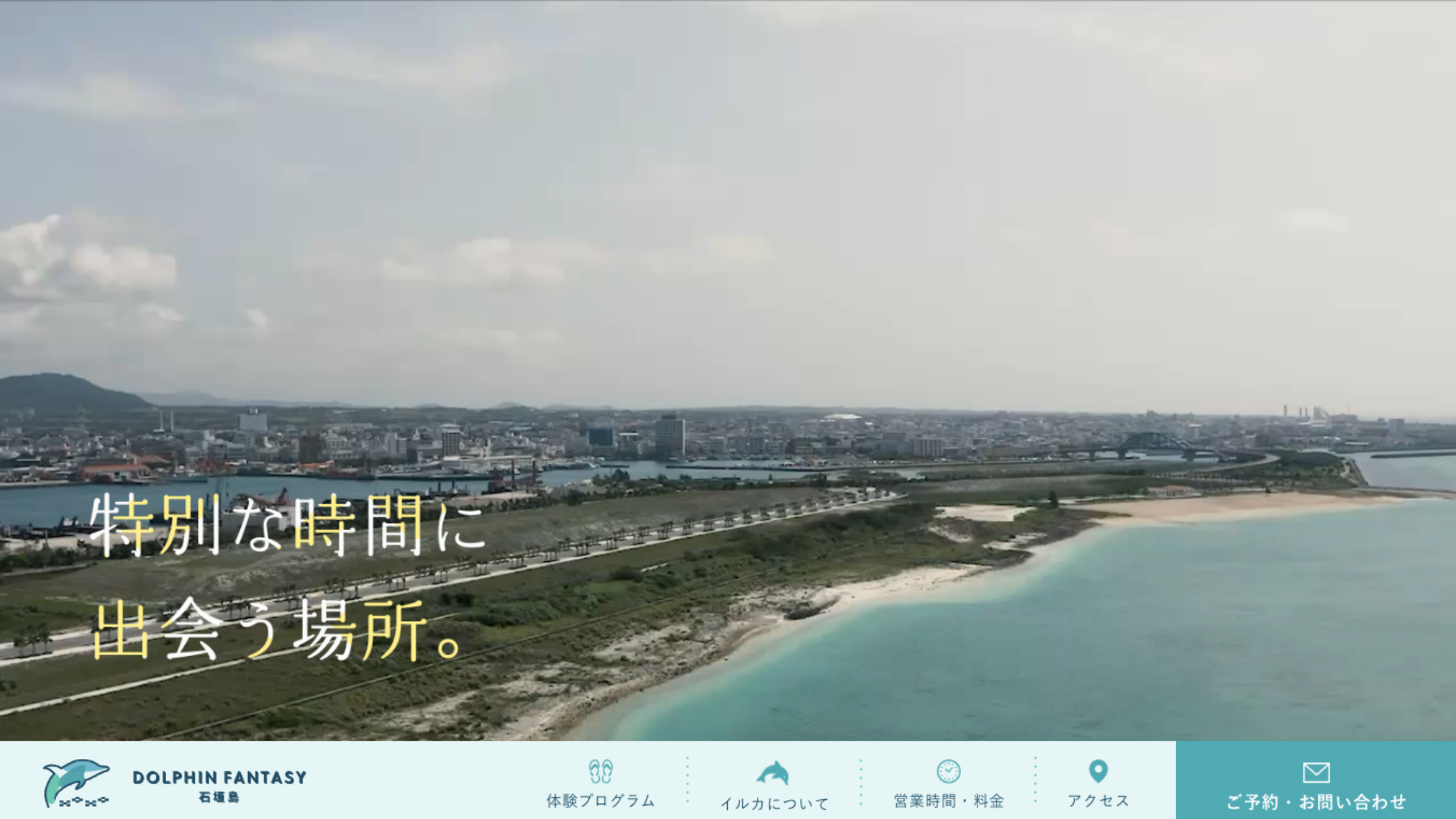 ドルフィンファンタジー石垣島様のロゴ・ホームページをリニューアルしました