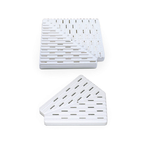 Modular Corner Pool Overflow Grating