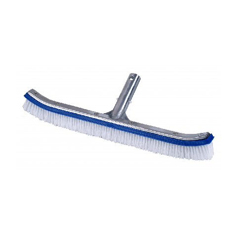 Professional Curved Pool Brush with Aluminum Handle