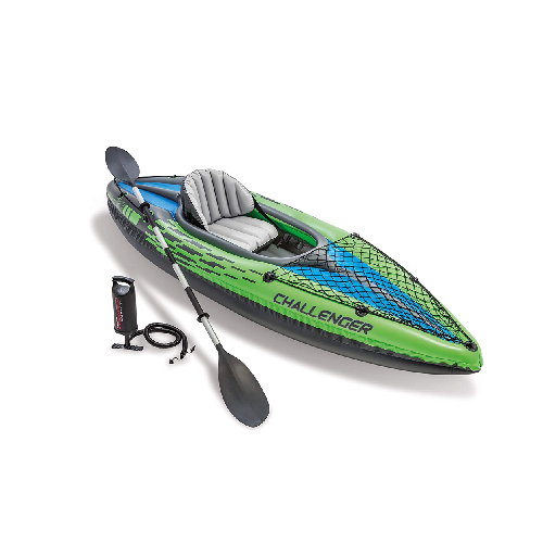 Intex Challenger K1 Inflatable Kayak Set with Paddle & Pump
