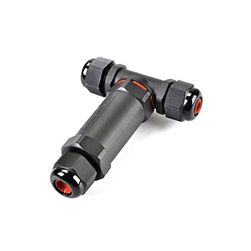 Waterproof T-Type Electrical Cable Connector for Pool & Outdoor Use