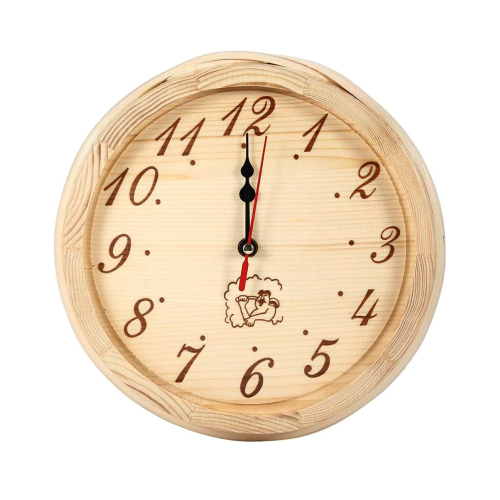 Classic Wooden Sauna Timer Clock