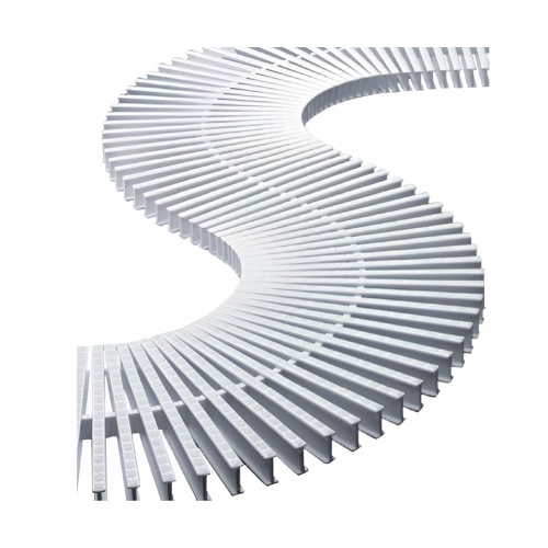 Flexible White ABS Pool Overflow Grating