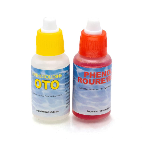 Pool Water Test Kit Reagents (Chlorine & pH) in Dubai