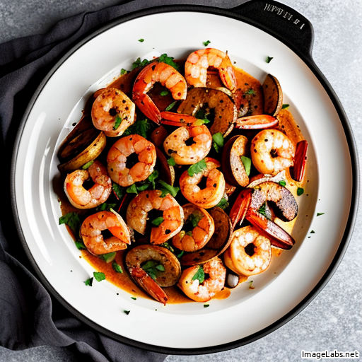 Shrimp and Sausage Skillet