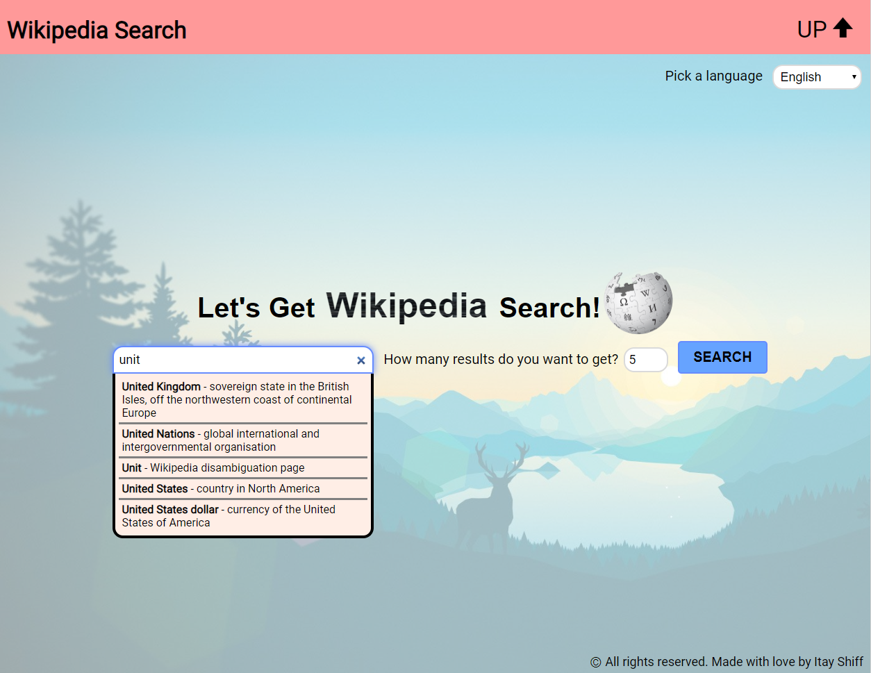 Wikipedia Search API - Wikipedia Search API