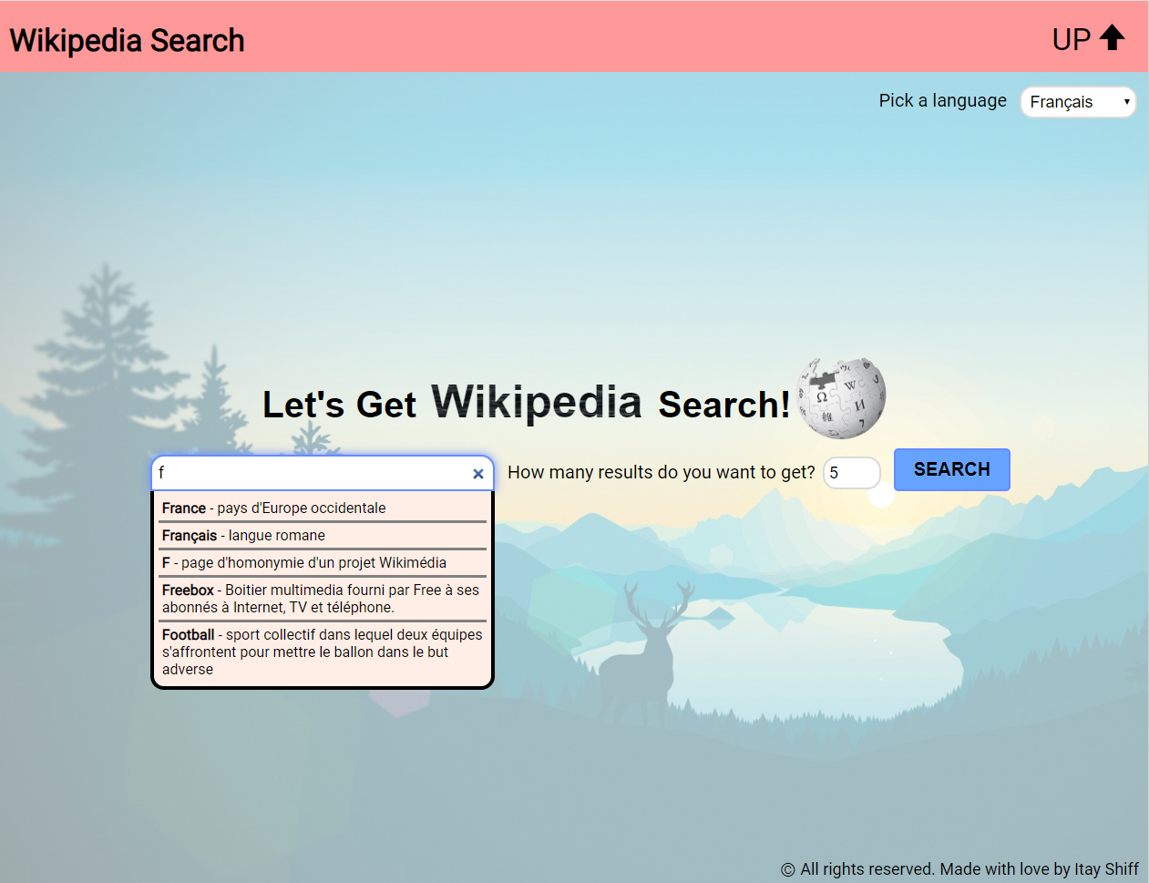 Wikipedia Search API - Wikipedia Search API