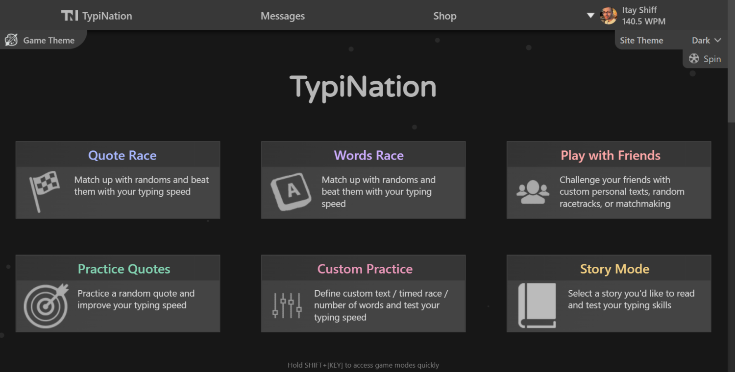 TypiNation - Multiplayer Community Typing Game Pictures - TypiNation - Multiplayer Community Typing Game
