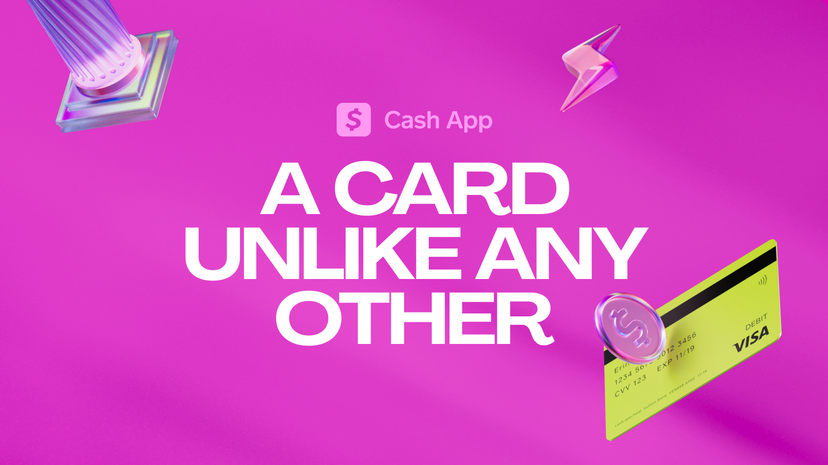 Cash Card - A Cash App Debit Card with No Hidden Fees