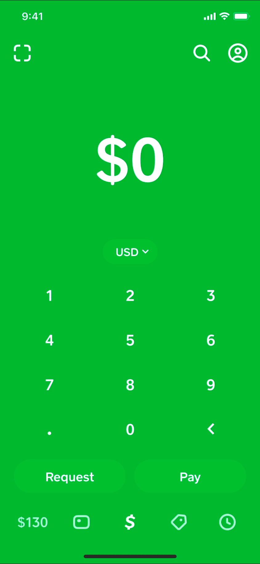 Contact support flow in Cash App