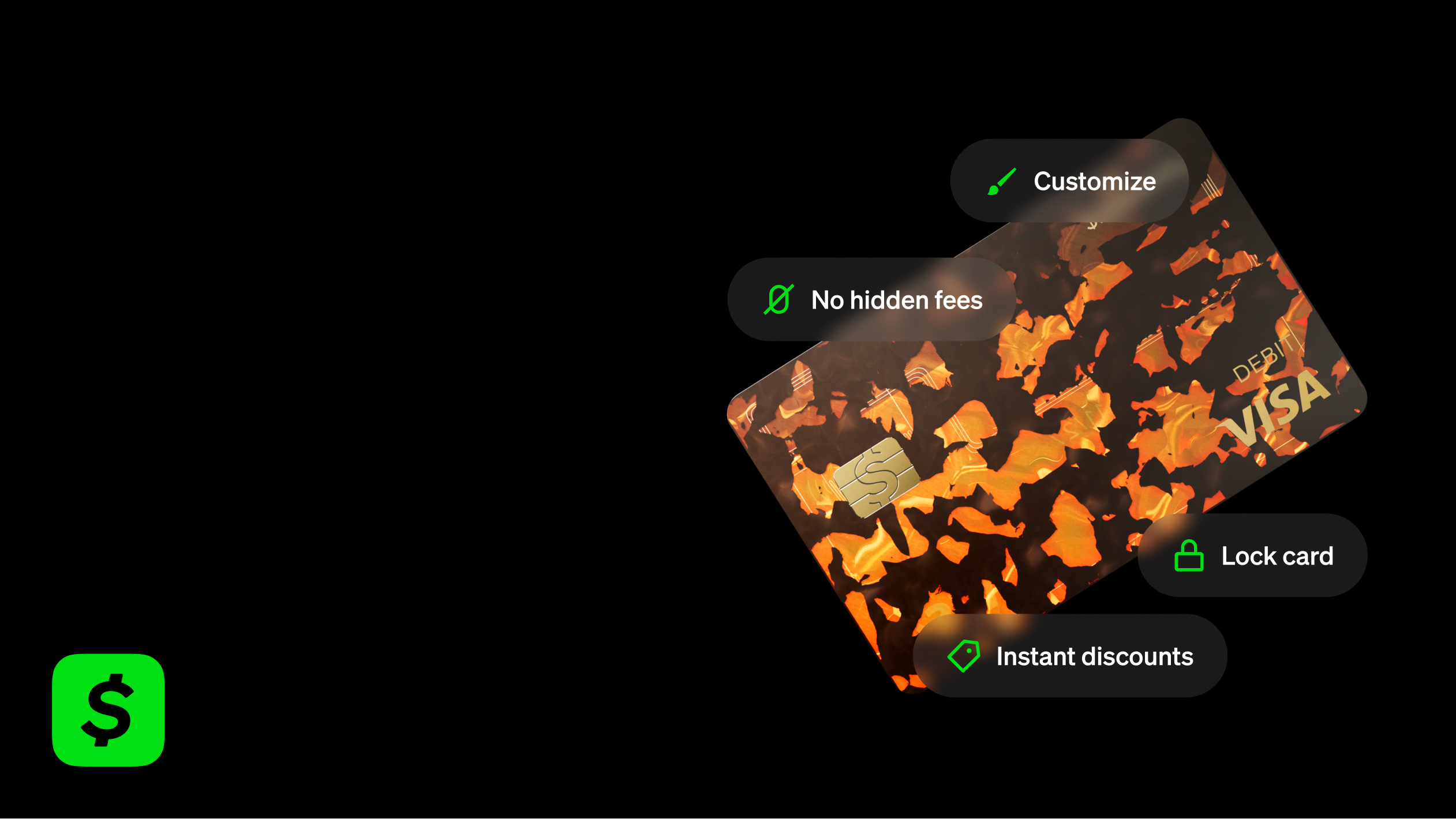 Debit Card with Discounts & No Hidden Fees | Cash App Card