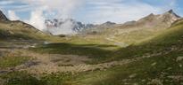 Overlooking Gavia Pass from Corno dei Tre Signori