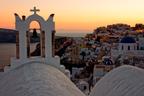 Sunset in Oia, Santorini