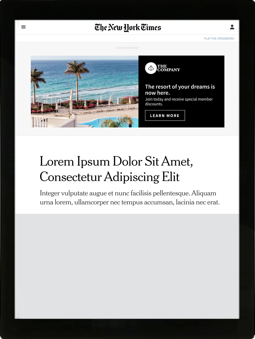 Download Flex Frame 2 Column Messaging New York Times