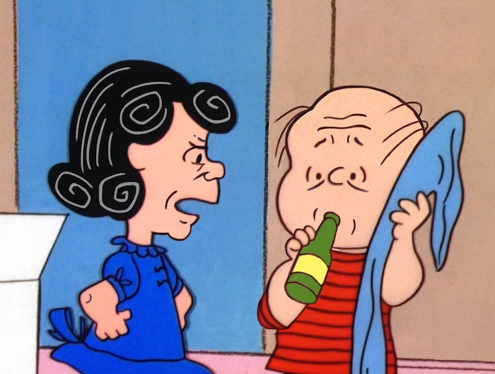 Linus and Lucy A Charlie Brown Christmas 50 Years Later Purple Clover