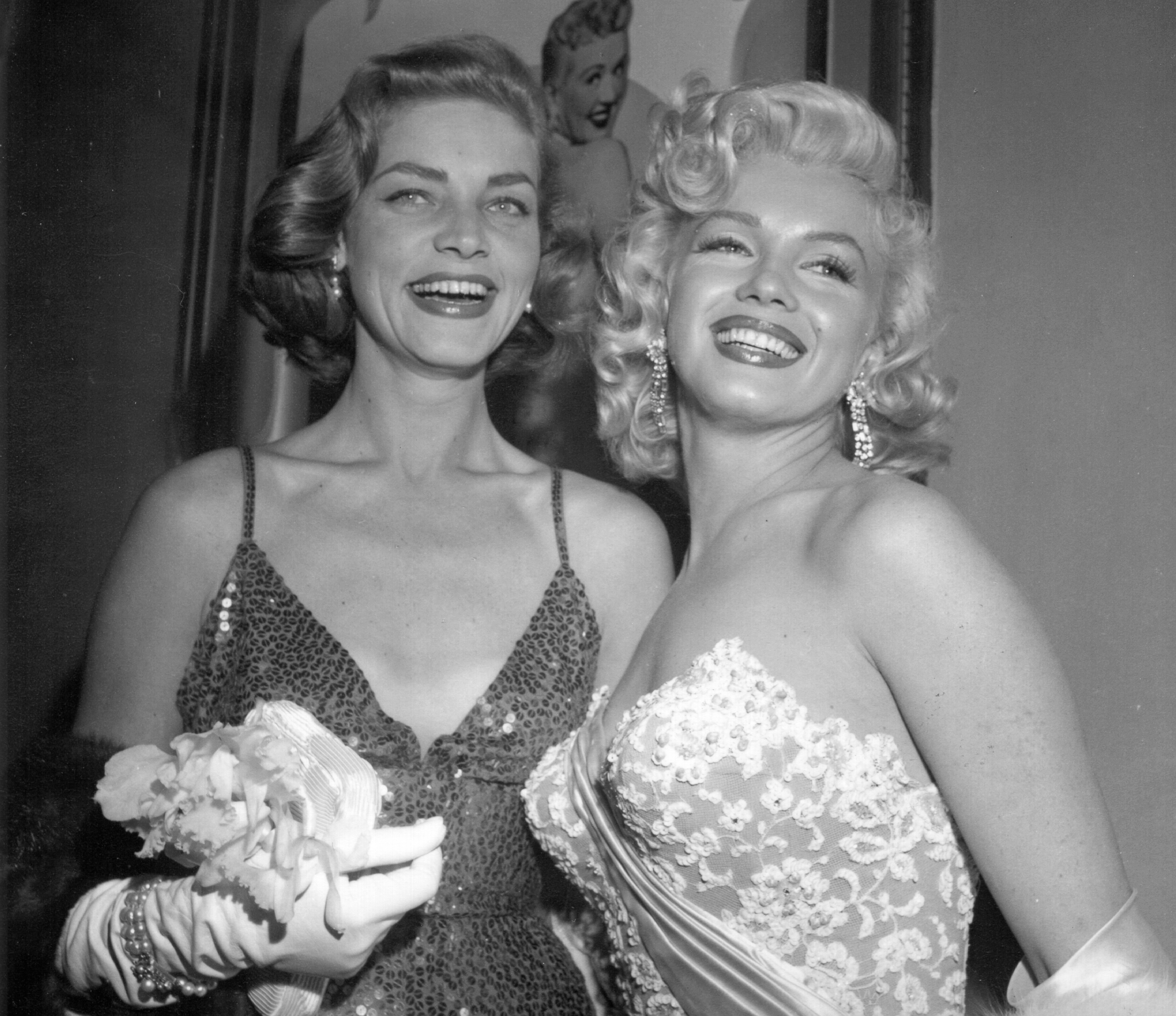  Lauren Bacall and Marilyn Monroe