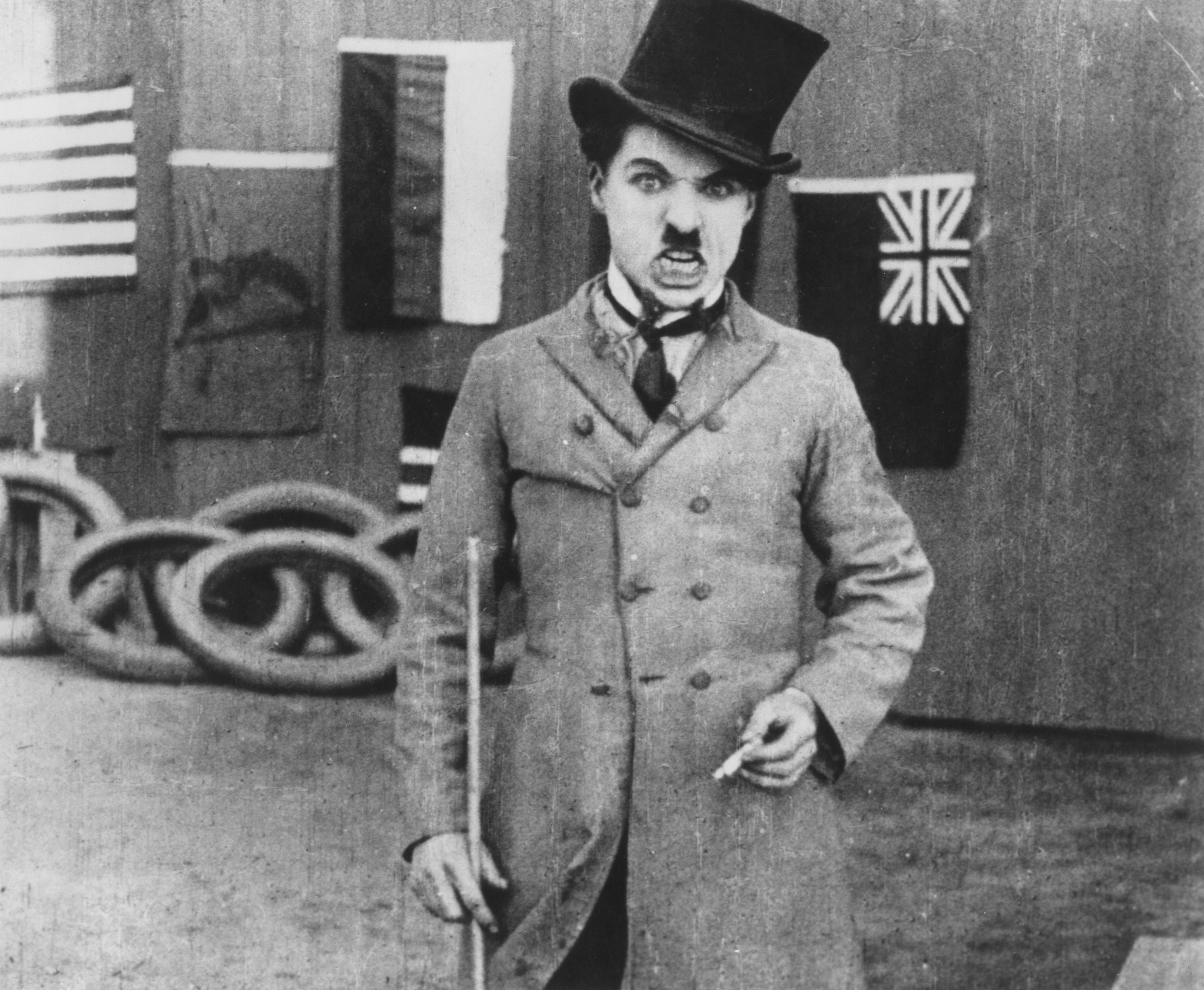 Чарли Чаплин making a Living