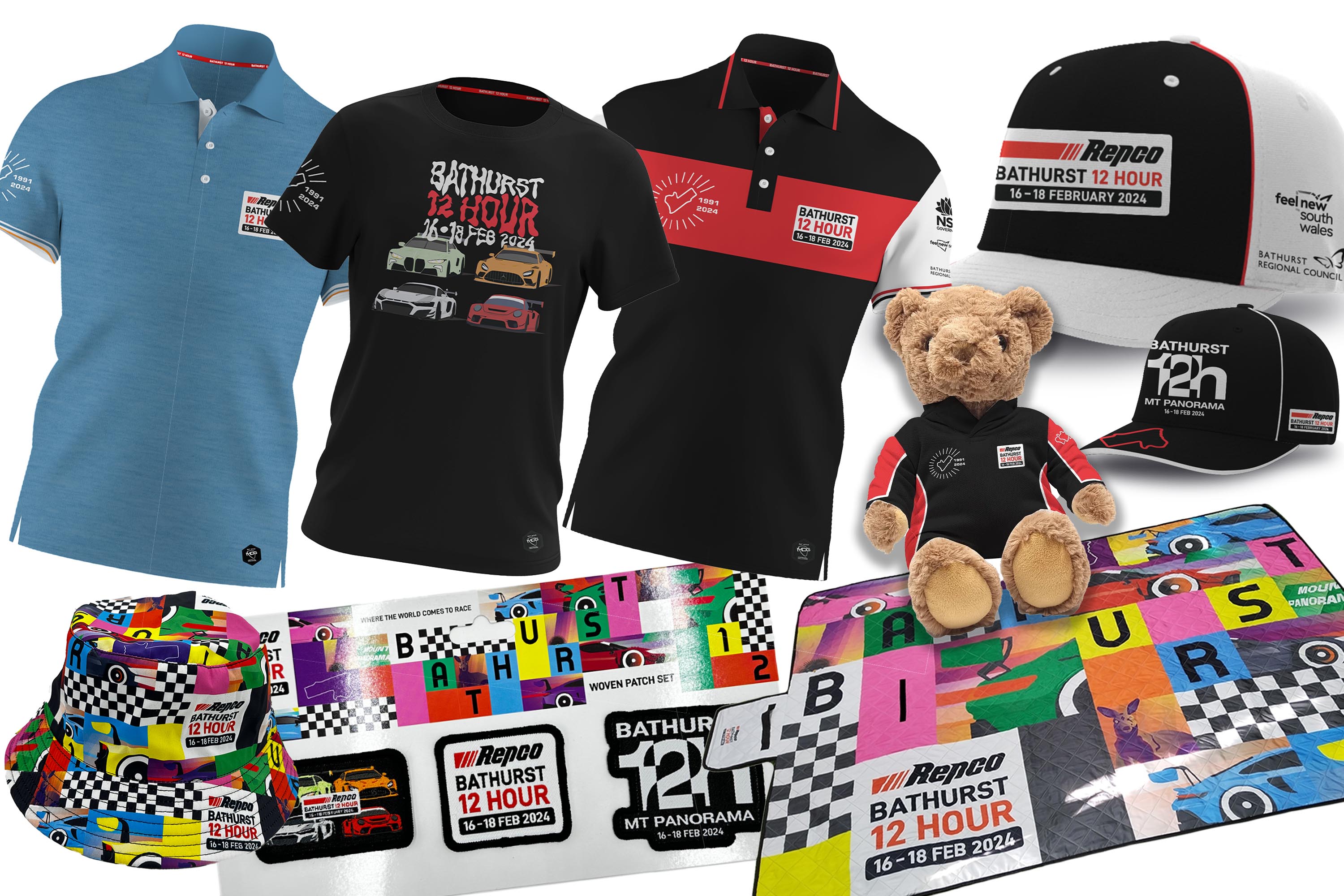 New Repco Bathurst 12 Hour Merchandise range on sale now Bathurst 12 Hour